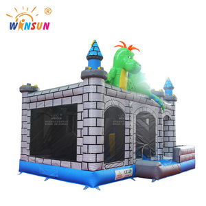 Maison de rebond de fête gonflable semi-fermée de haute qualité personnalisée et écologique château sautant capacité maximale 3-5 taille personnalisable - Product Image 3