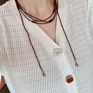 Collier ras du cou multi-brins en agate, pierre naturelle, style bohème, pour femme, usage quotidien, fabriqué en Chine, modèle JX028 - Product Image 3