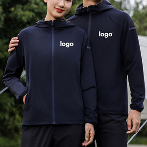 Conjunto de ropa de Gimnasio Profesional para hombres con pretina elástica y chándales de tela que absorben el sudor - Product Image 1