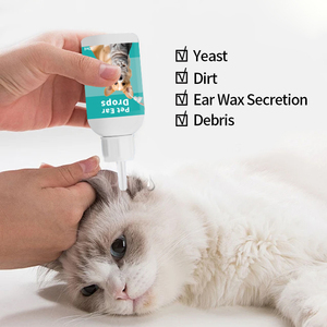 Gotas para los oídos de mascotas, 60ml, antibacterianas, para perros y gatos, limpieza de oídos, control de ácaros - Product Image 3
