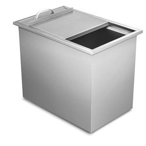 صندوق ثلج تجاري خارجي ومحطة بار 48QT دلو ثلج نبيذ بارد صندوق ثلج مع غطاء مفصلي - Product Image 5