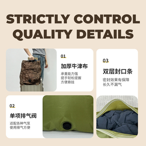 Sacs de compression enroulables pour valises, sacs de compression de voyage, sacs de rangement de voyage extra-larges pour gagner de la place avec poignée - Product Image 4