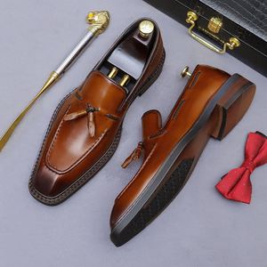 Chaussures pour hommes 2025 à lacets, à bout pointu, avec semelle en caoutchouc antidérapante, respirantes et légères - Product Image 6