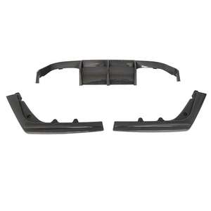 Difusor de parachoques trasero negro brillante de ajuste perfecto, difusor trasero de parachoques de coche para <span class=keywords><strong>BMW</strong></span> F80 M3 F82 <span class=keywords><strong>M4</strong></span> 2015- 2019 - Product Image 1