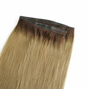 Extensiones de cabello Remy ruso virgen de doble dibujado mariposa XO agujero grado 12A recto/<span class=keywords><strong>Bodywave</strong></span>/onda profunda para cabello de trama Genius - Product Image 6