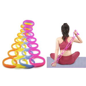 Attrezzatura Fitness Portatile TPE <span class=keywords><strong>per</strong></span> Palestra Domestica, Fascia di Resistenza a 7 Anelli <span class=keywords><strong>per</strong></span> Stretching della <span class=keywords><strong>Schiena</strong></span> - <span class=keywords><strong>Esercizi</strong></span> di Resistenza - Product Image 1