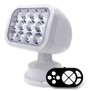 Led Searchlight 12 Led <b>Bulbs</b> Ip65 Waterproof With Remote Control For Boat Marine Use - Product Image 1