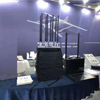 Signal FPV 2.4Ghz 5.8Ghz type noir étanche omni fibre de verre anti drone brouilleur antenne