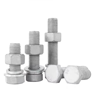 Bu lông đầu lục giác cường độ cao M8 M10 M12 M16 M20 Kích cỡ Bộ bu lông mạ kẽm nhúng nóng - Product Image 1