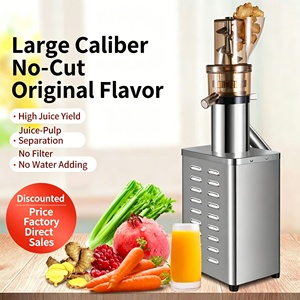 Extracteur <span class=keywords><strong>de</strong></span> jus commercial à froid à large goulot sans découpe pour légumes à fibres dures, ananas, gingembre - Product Image 5