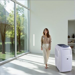 Aire Acondicionado Portátil Olyair 12000 BTU R290 con Bomba de Calor, Certificado CE, con Función de Refrigeración/Calefacción para Uso Doméstico y Hotelero - Product Image 4