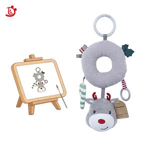 Nouvelles jouets suspendus pour bébé de 0 à 1 an, style nordique, pour berceau, voiture de dessin animé en peluche, <span class=keywords><strong>hochet</strong></span> suspendu en forme de voiture - Product Image 1
