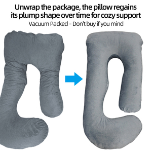 Almohada de Embarazo en Forma de G para Dormir de Lado, Almohada de Maternidad de Cuerpo Completo, Envío Directo desde la UE, 155 cm, Disponible en Polonia - Product Image 6