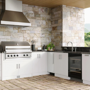 Nhỏ phong cách Châu Âu Đức thiết kế mới ngoài trời tủ bếp thép không gỉ khung BBQ Tủ mô-đun - Product Image 4