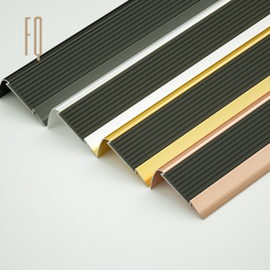 Anti kayma kauçuk alüminyum merdiven burun adım Metal porselen kenar merdiven <span class=keywords><strong>Nosing</strong></span> alüminyum merdiven burun - Product Image 4