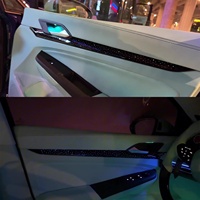 Éclairage d'ambiance pour voiture, bande lumineuse d'ambiance pour voiture 64 couleurs, éclairage d'ambiance LED pour voiture Starlight Galaxy pour VW Golf 8 2021-2025
