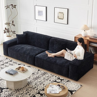 Ensemble de canapés de salon de luxe haut de gamme, style moderne et minimaliste, pour villa de luxe, grand salon, canapé en chenille éponge