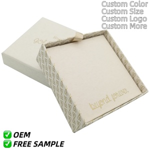 Gioielli di imballaggio di carta dell'orecchino della collana anello box contenitore di monili - Product Image 1