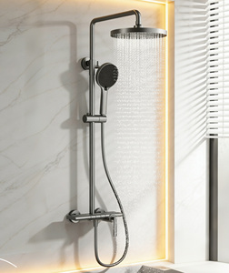 Nuovo Set Doccia di Lusso per Bagno con Miscelatore in Ottone di Alta Qualità, Effetto Pioggia e Spruzzatore per Vasca - Product Image 2