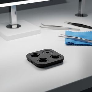 Copriobiettivo per fotocamera Samsung Galaxy A22 5G, parte di ricambio nera per la protezione del modulo posteriore del telefono - Product Image 3