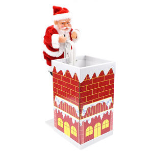 Juguete de Papá Noel que Escala Chimeneas, con Música Eléctrica, Novedad Creativa, Adornos para Niños, Regalos de Navidad - Product Image 2