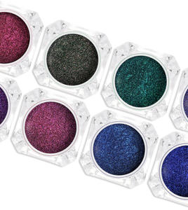 Décoration <span class=keywords><strong>effet</strong></span> miroir élégante brillante <span class=keywords><strong>sirène</strong></span> paillettes ongles Phantom Chrome poudre Nail Art - Product Image 2