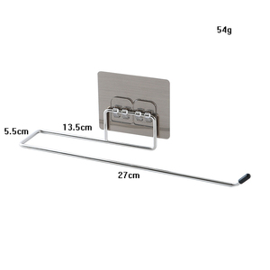 주방 걸이형 화장지 걸이 욕실 수건 주방 벽걸이형 종이걸이 종이 랙 가정용 창의적 수납 훅 - Product Image 2