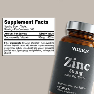 OEM ODM Private Label Zinc <strong>Tablets</strong> Immune Defense Support High Potency Daily Wellness Dietary Supplement for Adult - Product Image 5