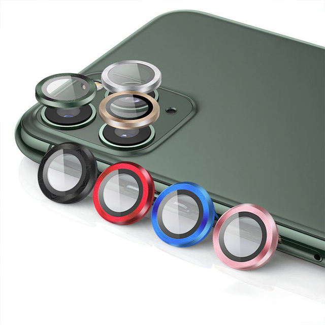 Camera Ring Tempered Glass Screen Protector for iphone Camera Lens Protector