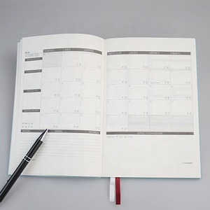 <span class=keywords><strong>Agenda</strong></span> de cuero PU para estudiantes, nueva cubierta blanda para estudiantes, estudiantes, negocios, planificador de trabajo feliz - Product Image 6