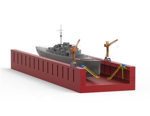 رافعة جسرية رصيف عائم لمكونات العتاد الأساسية لبناء السفن تشمل رافعات بوابة لصناعات البناء - Product Image 2