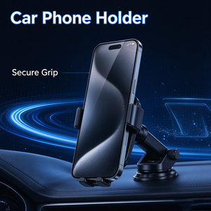 Soporte para Teléfono Celular de Coche de Liberación Rápida, Ajustable para el Tablero - Product Image 1