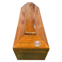 Ataúd Funerario Económico para Adultos, Fabricado en China, Venta Directa de Fábrica, Ataúd Ligero de Madera de Paulownia para Exportación