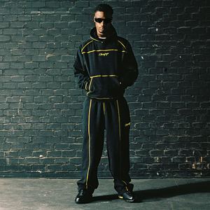 Tuta Sportiva in Pile Tecnico con Striscia Riflettente e Logo Personalizzato, Giacca Antivento <span class=keywords><strong>da</strong></span> Uomo per Attività all'Aperto, Abbigliamento Sportivo e Streetwear alla Moda - Product Image 6