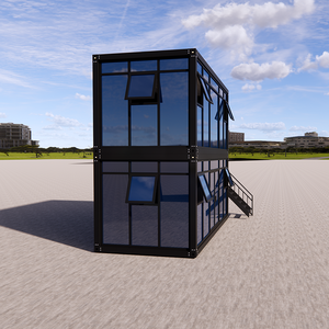 Maison préfabriquée en acier de haute qualité à 2 étages, maison mobile moderne, 4 chambres, montage facile - Product Image 4