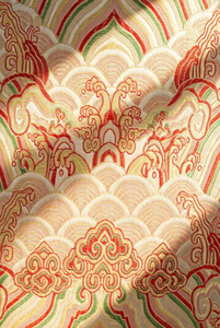 Großhandel Rhombus Victory Pattern Neue Chinesische Song-Brokat Kuhleder Umhängetasche mit Anpassbarem Logo Damenhandtasche Großlieferung - Product Image 4