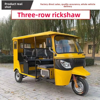 Tricycle électrique DUDU à carrosserie ouverte, bus touristique, voiture à 3 roues très vendue