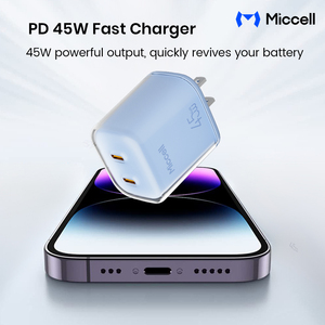 Chargeurs PC Miccell en gros 45W compatibles QC&PD, charge rapide, design unique double face avec film protecteur, <span class=keywords><strong>adaptateur</strong></span> de téléphone - Product Image 6