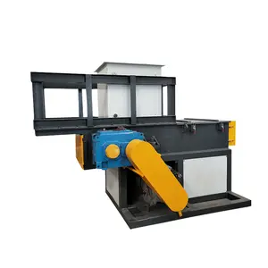 High hardness plastic single-axis shredder soft and hard head crusher Used tire rubber wire shredder