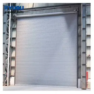 Exterior Metal 304 rollo de hierro de acero inoxidable resistente al viento comercial arriba soluciones industriales piezas de puertas de persiana enrollable