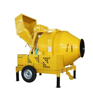 LONTA JZC750 mixer semen mortar, mesin mixer beton mesin diesel dengan pompa 750 liter betonniere 750 L