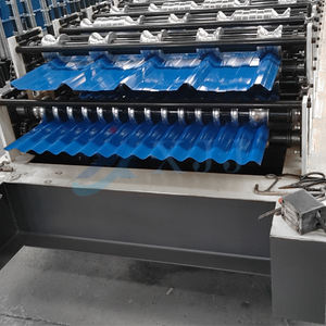 XJJ 이중층 롤 성형기 유압식 Tr4 Tr5 Ibr 트라페조이드 강철 금속 시트 지붕 냉간 롤 성형기 - Product Image 5
