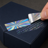 Étiquette de sécurité holographique 3D à numérotation séquentielle pour la vérification directe des fournisseurs, destinée aux bouteilles en verre et à la vérification des produits originaux