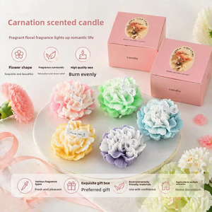 Vela de Peonía para Graduación y San Valentín, Hecha a Mano con Cera de Soya, Sin Humo, Ecológica, No Tóxica, con Fragancia Creativa, Venta al Por Mayor - Product Image 4