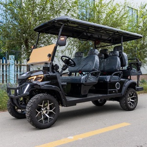 Voiturette de golf 4x4 à 4 places, 72V, 2+2, buggy tout-terrain, batterie au lithium, mini-voiturette de golf, chariot de golf en aluminium, batterie au lithium 60V - Product Image 2