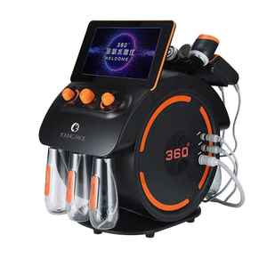 6 en 1 con Analizador de Piel para Instrumento de Belleza Facial, Máquina de Hidrodermoabrasión con Oxígeno e Hidrógeno 360, Máquina de Microdermoabrasión con Agua - Product Image 1