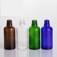 Flacon diffuseur en verre 30 ml ambre, vert, bleu pour cosmétiques, parfums, huiles essentielles, sérums de soin, avec orifice réducteur sérigraphié
