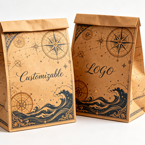 Bolsa <span class=keywords><strong>de</strong></span> Regalo <span class=keywords><strong>de</strong></span> <span class=keywords><strong>Aventura</strong></span> con Diseño <span class=keywords><strong>de</strong></span> Mapa Náutico Medieval, Asa <span class=keywords><strong>de</strong></span> Cuerda <span class=keywords><strong>de</strong></span> Algodón, Impresión Vintage <span class=keywords><strong>de</strong></span> Navegador, Logotipo Personalizado - Product Image 5