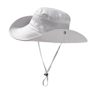 Toptan Açık Hava Geniş Ağızlı Güneş Şapkası UPF50 Su Geçirmez Nefes Alabilen Balıkçı Şapkası Katlanabilir Yürüyüş Şapkası Özel Logo OEM ODM - Product Image 4