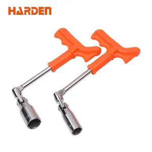 HARDEN 16mm 21mm 360 Degree Professional T Type Universal Joint Spark Plug Socket Wrench For Auto Repair